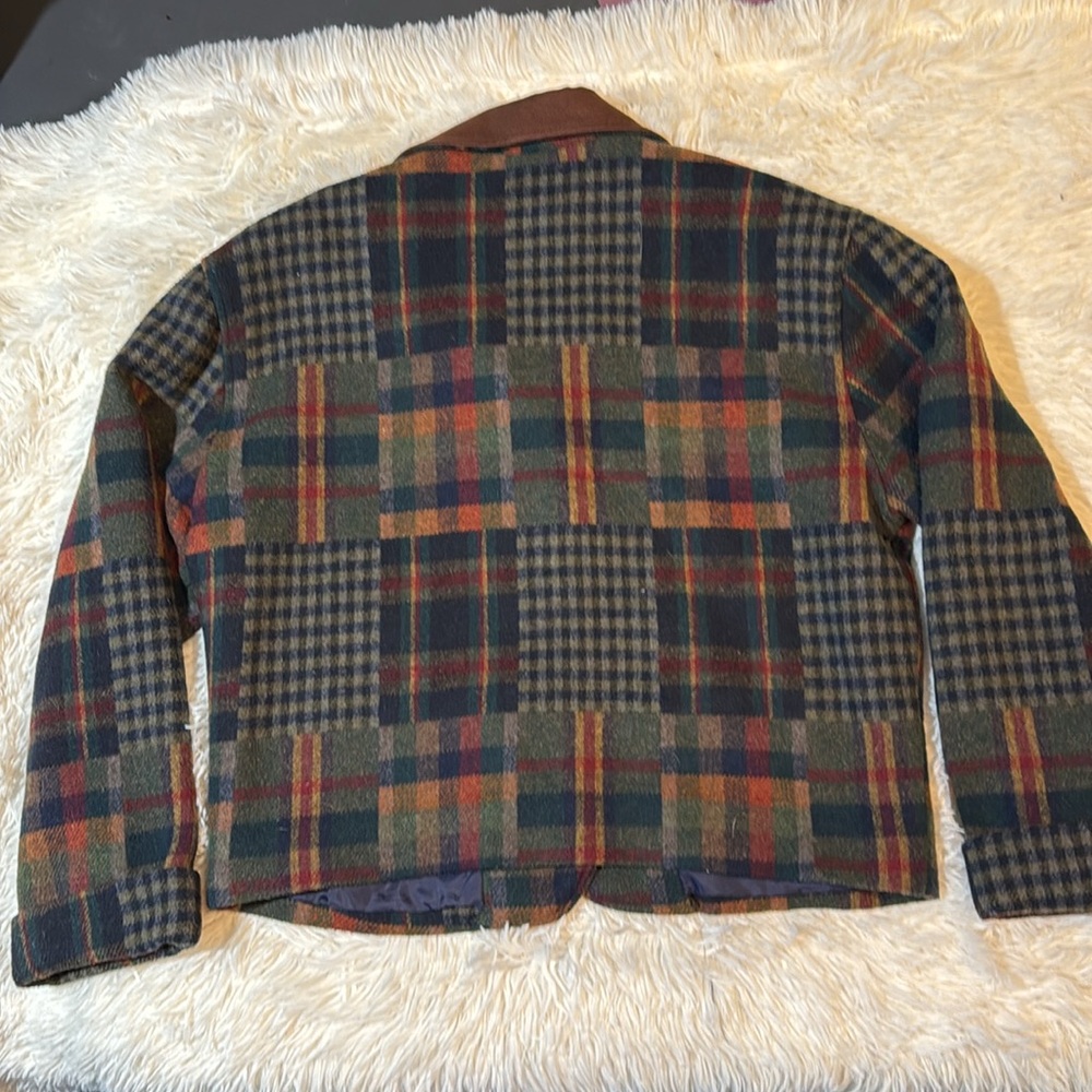 Natural by Anne Gee Vintage plaid blazer/jacket Size Large - Picture 6 of 11